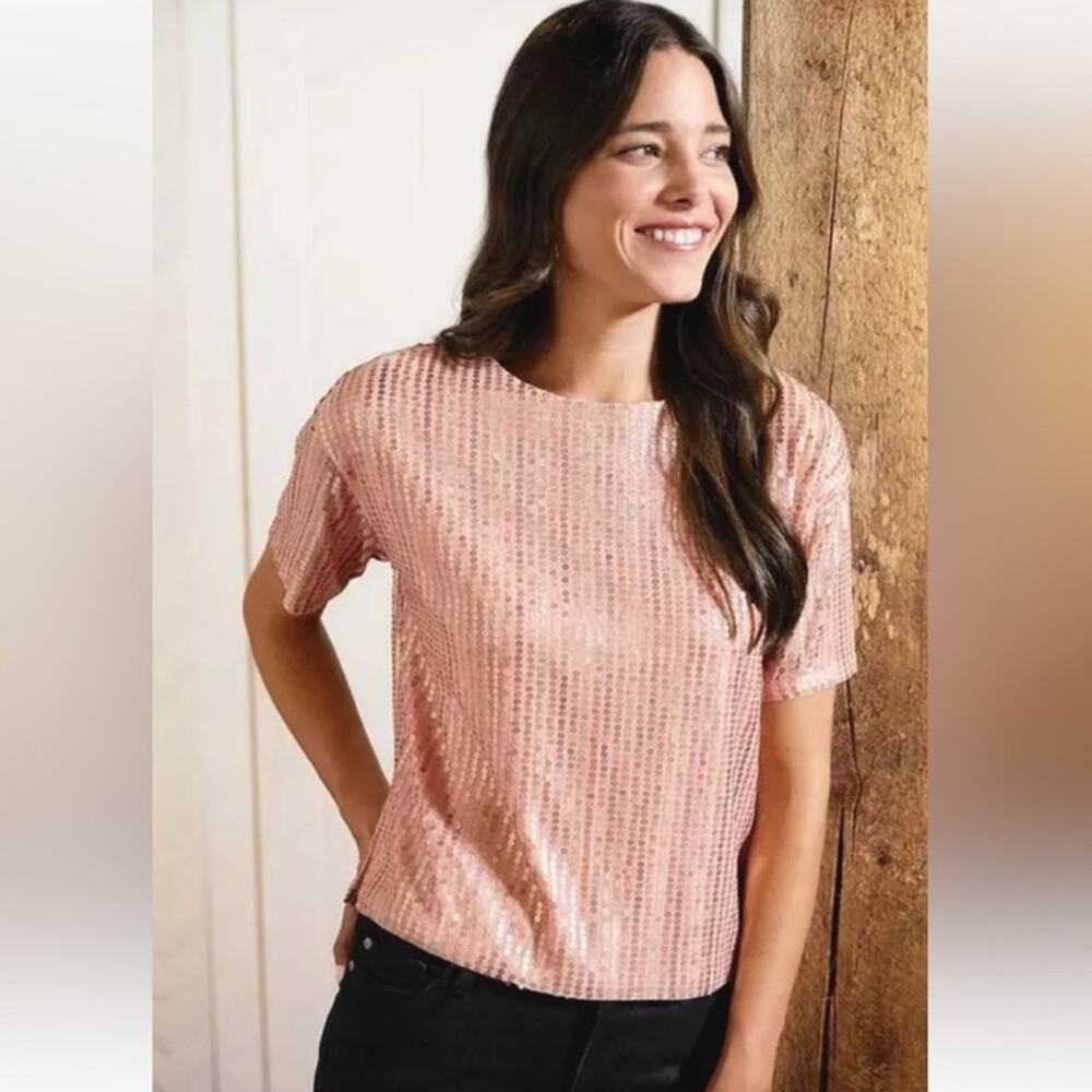 Matilda Jane Good Hart Hall Of Fame Sequin Blouse